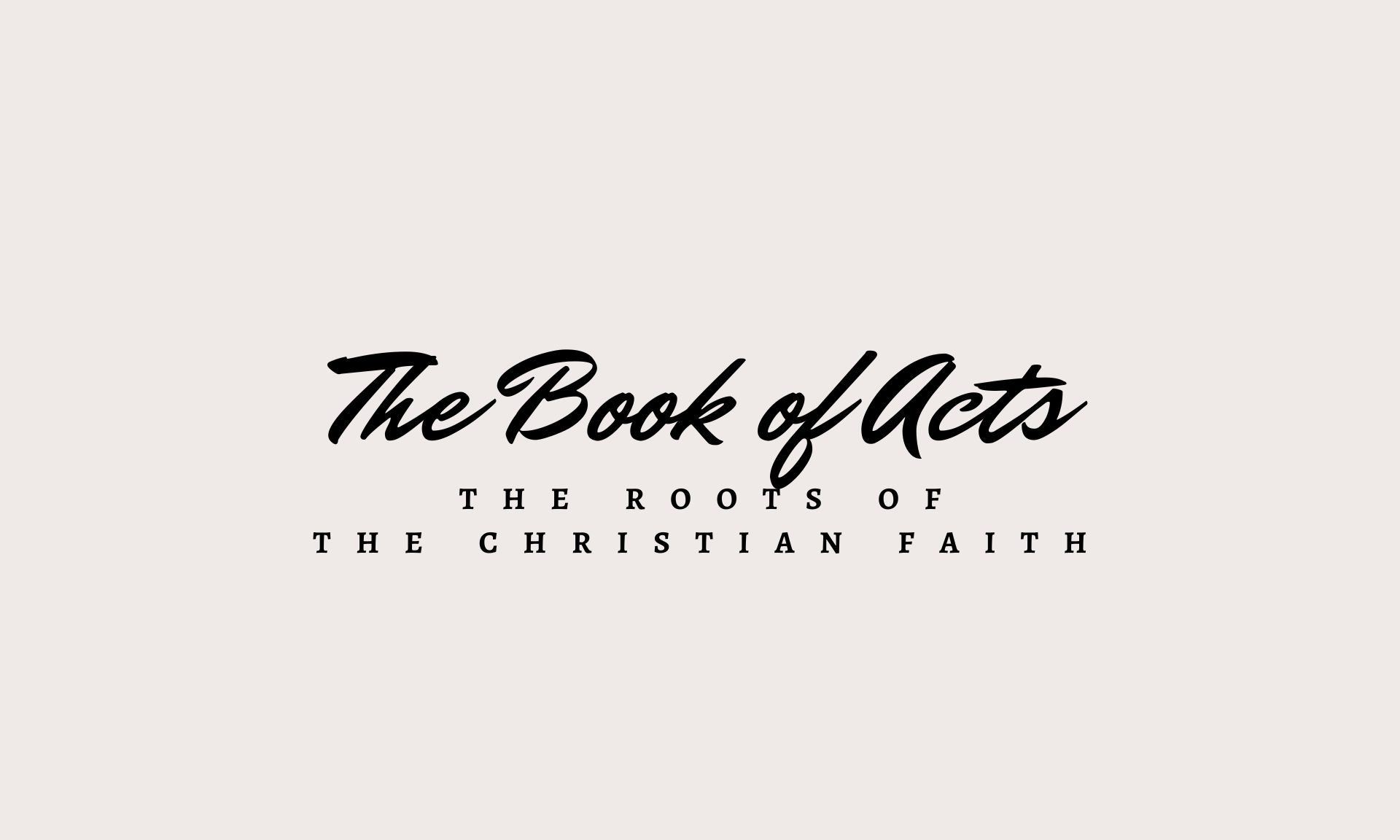Early church topics mountain view bible church